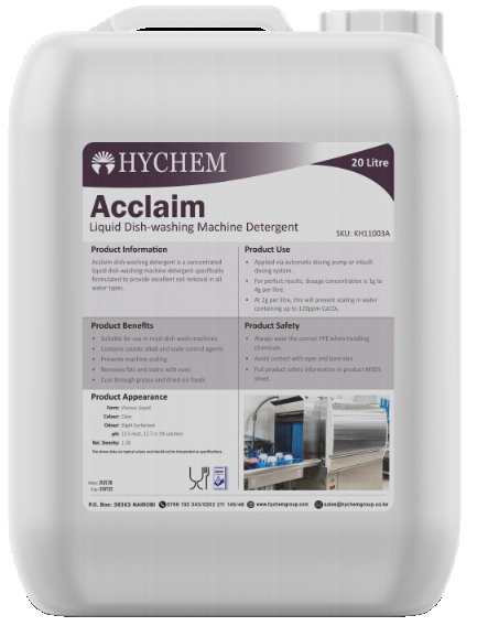 Hychem | Acclaim dish washing product image